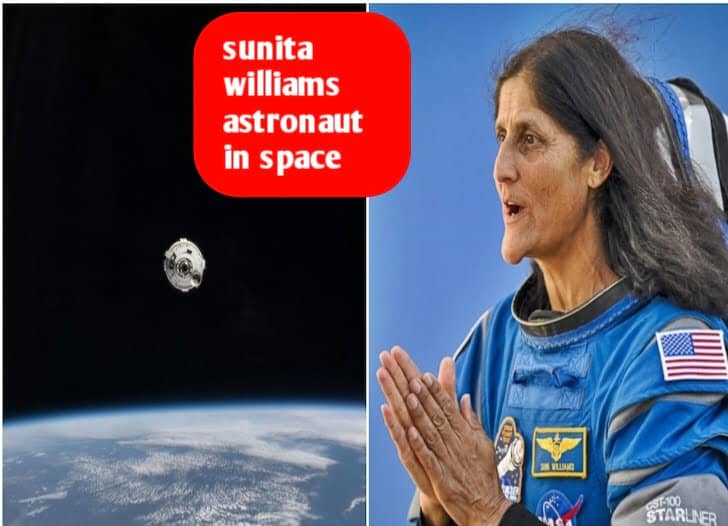 sunita williams astronaut in space