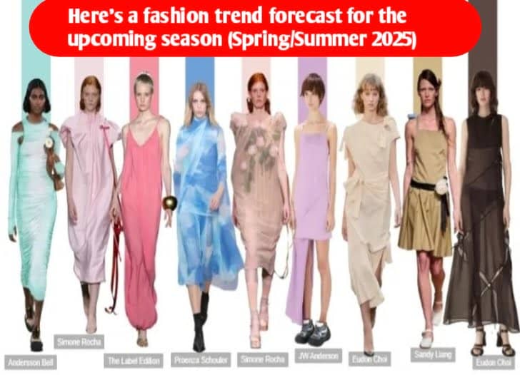 The News House Here's a fashion trend forecast for the upcoming season (Spring/Summer 2025)